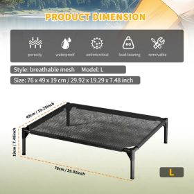 L-type Mesh Pet Bed With Ventilation And Heat Dissipation, Stable And Durable Structure, Suitable For Small And Medium-sized Cats And Dogs, Convenien