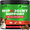 Dog Hip and Joint Supplement Arthritis Pain Relief Treats Glucosamine Chondroitin MSM Soft Chews for Senior Dogs Natural Medicine & Support Mobility