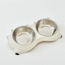 Macaron Stainless Steel Bowl (Option: White)