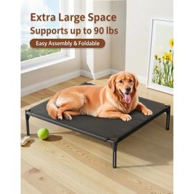 Pet Bed, No Assembly Required, Foldable, Portable, Waterproof & Moisture-Proof, Breathable & Antibacterial, All-Season Sleeping Mat For Cats And Dogs (Option: OxfordclothXL)