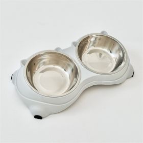 Macaron Stainless Steel Bowl (Option: Gray)
